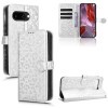 Чехол-книжка Honeycomb Dot для Google Pixel 9a - серебристый