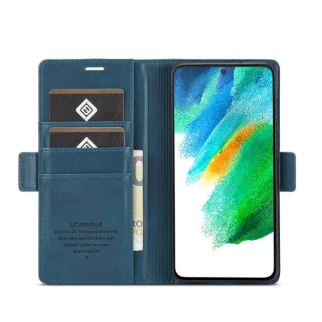 Чехол-книжка LC.IMEEKE Skin-friendly для Samsung Galaxy S22 - синий