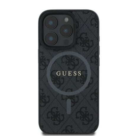 Оригинальный чехол Guess Ring Classic Logo MagSafe для iPhone 16 Pro Max - black