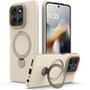 Гибридный чехол Escase с кольцом-держателем и MagSafe для Motorola Edge 70 5G — абрикосовый