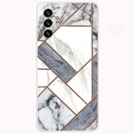 Противоударный чехол Abstract Marble Pattern для Samsung Galaxy A04s/A13 5G - серый