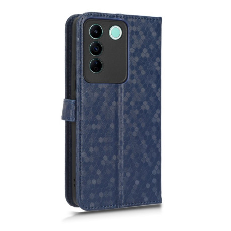 Чехол-книжка Honeycomb Dot для Vivo V27e / S16e - синий
