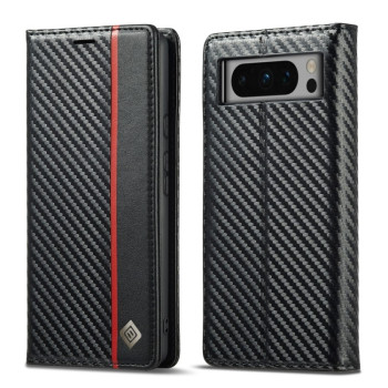 Чохол-книжка LC IMEEKE Carbon Fiber для Google Pixel 8 Pro - Black