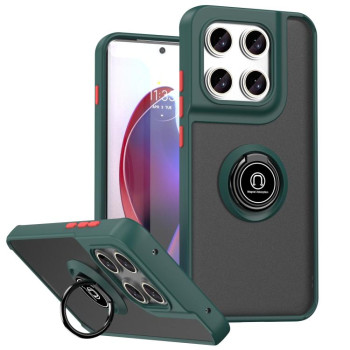 Чохол Q Shadow 1 Series з підставкою на Motorola Edge 70 Pro 5G — темно-зелений/червоний