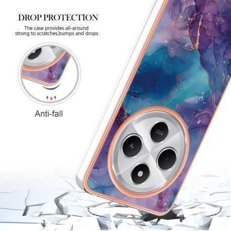 Протиударний чохол Electroplating IMD для Xiaomi Redmi 14C 4G/Poco C75/Redmi A4 5G - Purple