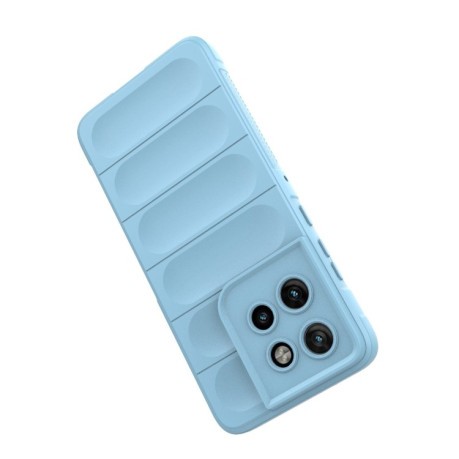 Силіконовий чохол Magic Flannel для Motorola Edge 50 Neo - фіолетовий