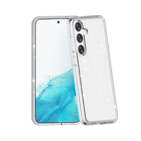 Протиударний чохол Terminator Style Glitter для Samsung Galaxy S24 5G - білий