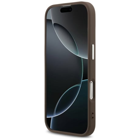 Оригінальний чохол Guess 4G Classic Logo з MagSafe на iPhone 17 - brown