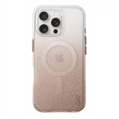 Оригинальный чехол Uniq Coehl Lumino Magnetic Charging для iPhone 16 Pro Max - Gold
