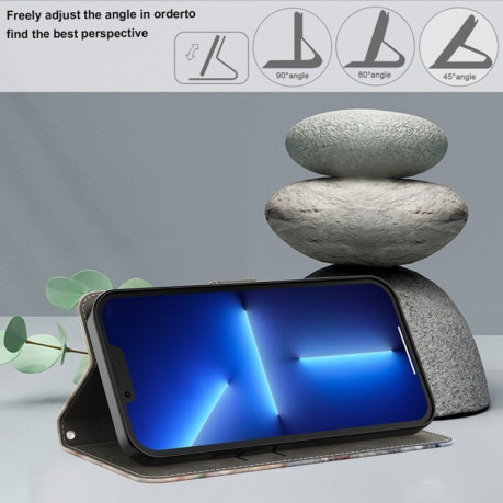 Чохол-книжка Crystal 3D Shockproof Protective Leather для Samsung Galaxy A15 - Lotus