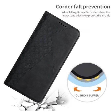 Чехол-книжка Rhombus Skin Feel для Samsung Galaxy A23 5G - черный
