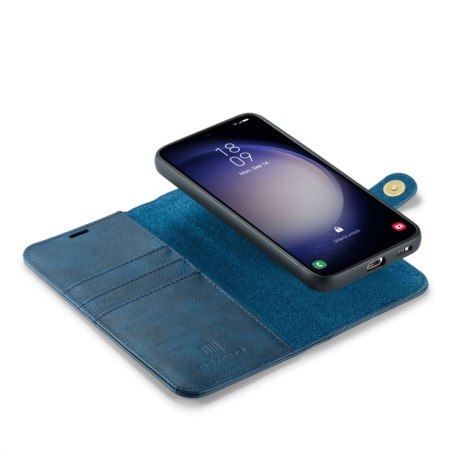Чохол-книжка DG.MING Crazy Horse Texture для Samsung Galaxy S23 FE 5G - синій