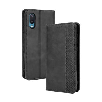 Чохол-книжка Magnetic Buckle Retro Samsung Galaxy A02 / M02 - чорний