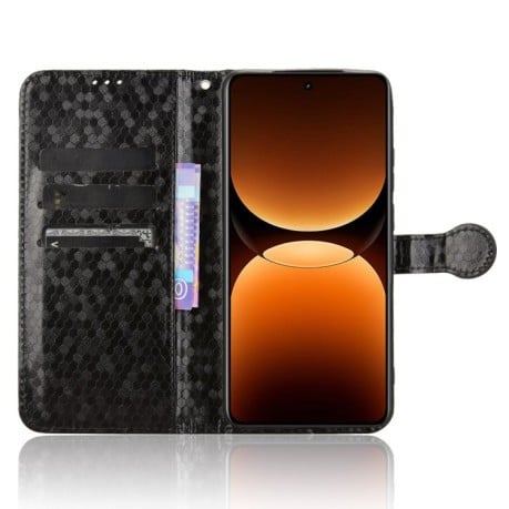 Чехол-книжка Honeycomb Dot для Realme GT 7 Pro - черный