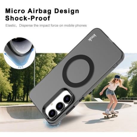 Чохол IMAK Candy Series з MagSafe на Samsung Galaxy S25 FE 5G - чорний