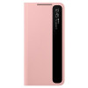 Оригінальний чохол-книжка Samsung Clear View Standing Cover Samsung Galaxy S21 pink