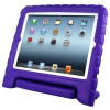 Противоударный чехол EVA Drop Resistance с ручкой фиолетовый на iPad 4/ 3/ 2