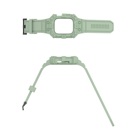 Силіконовий ремінець Integrated Band для Apple Watch Series 8/7 45mm / 44mm / 42mm - зелений