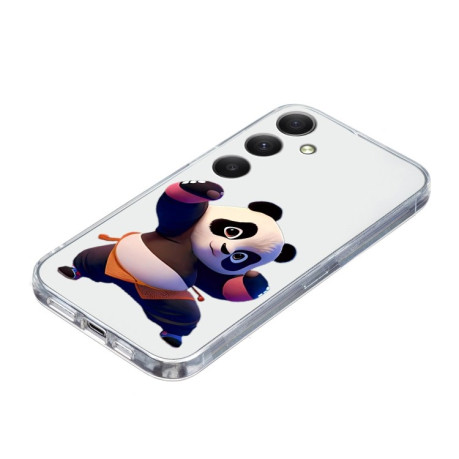 Чохол Colored Drawing Pattern Transparent TPU для Samsung Galaxy S24 FE 5G - Panda