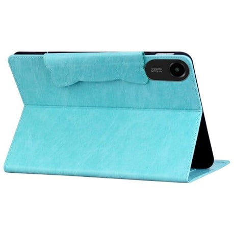 Чохол-книжка Cat Buckle Leather на Xiaomi Redmi Pad 2 - блакитний