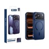 Чехол Xdcase с металлической рамкой камеры и функцией MagSafe для iPhone 18 Pro Max/17 Pro Max — тёмно-синий