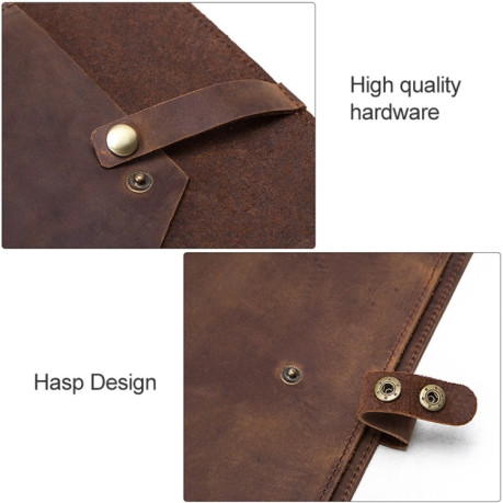 Чехол-сумка CF2002 Retro Crazy Horse Texture для iPad Pro 9.7 - коричневый