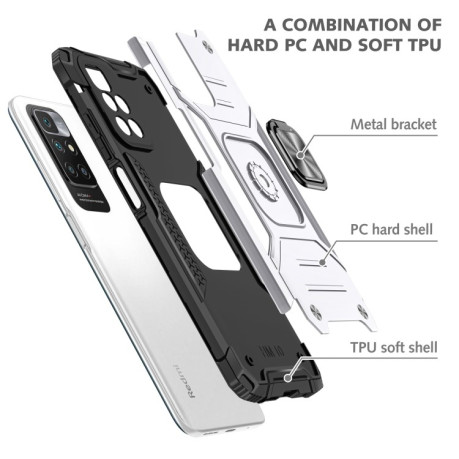 Протиударний чохол Magnetic Armor для Xiaomi Redmi 10 - сріблястий