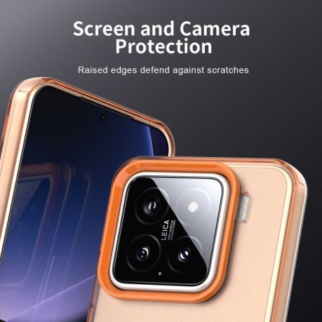 Протиударний чохол Candy Series для Xiaomi 15 Pro - помаранчевий