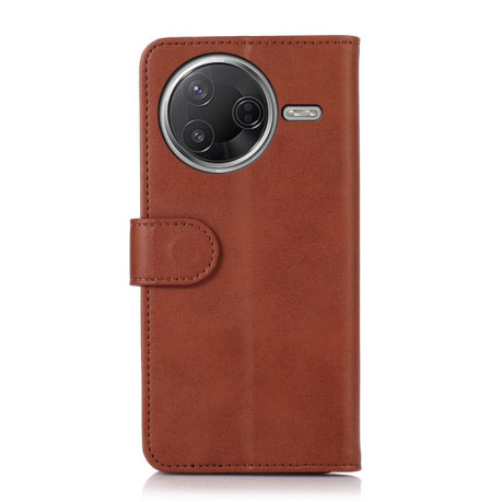 Чохол-книжка Cow Texture для Xiaomi Poco F7 Pro / F7 Ultra Global - коричневий