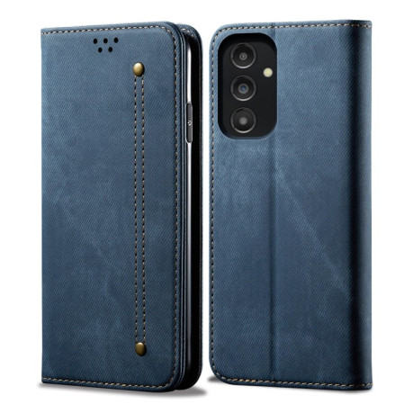 Чохол книжка Denim Texture Casual Style на Samsung Galaxy A14 5G - синій