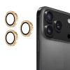 Защитное стекло на камеру ENKAY Aluminium для iPhone 17 Pro / 17 Pro Max - золотое