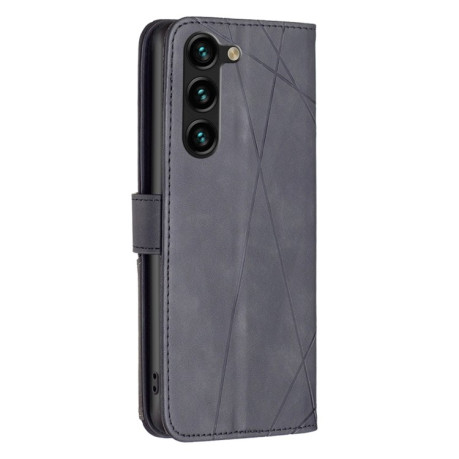 Чехол-книжка Rhombus Texture для Samsung Galaxy S25+ 5G - черный