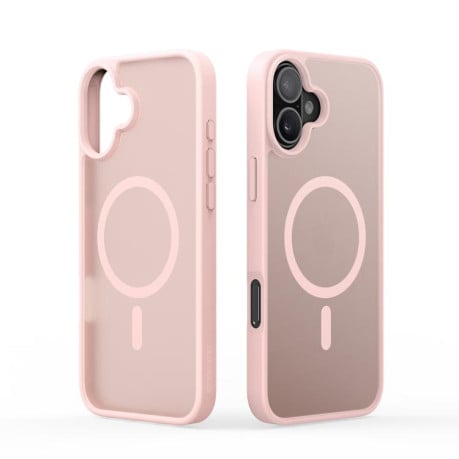 Чохол DUX DUCIS Yind Series із MagSafe гібрид на iPhone 17 - рожевий
