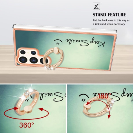Протиударний чохол Electroplating IMD для Samsung Galaxy S24 Ultra 5G - Smile