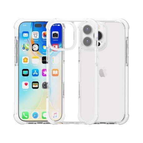 Протиударний акриловий чохол Four-corner на iPhone 16 Pro Max - прозорий