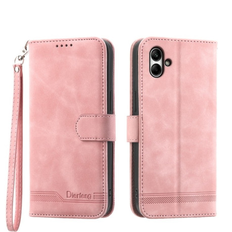 Чохол-книжка Dierfeng Dream Line для Samsung Galaxy A05 - розовый