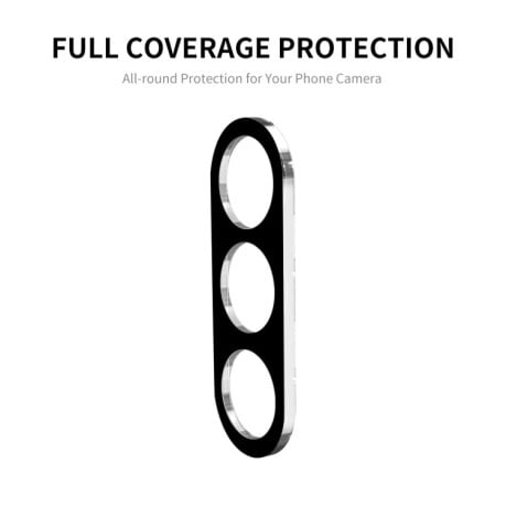Комплект защитного стекла на камеру ENKAY Hat-Prince 9H для Samsung Galaxy A25  - черного