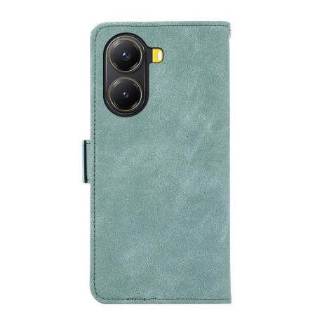 Чохол-книжка ABEEL Color Block Magnetic RFID Leather для Xiaomi Poco X7 Pro - зелений