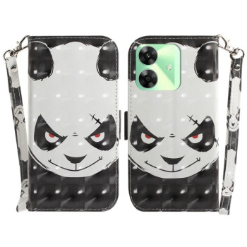 Чехол-книжка 3D Colored Horizontal Flip Leather для Realme C61/C63/Note 60/Note 60x - Bear