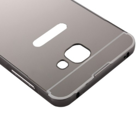 Металлический Бампер и Акриловая накладка Push-pull Style Series Grey для Samsung Galaxy A5(2016) / A510