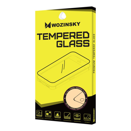 3D Защитное стекло Wozinsky на iPhone 11 Pro / XS / X - черное