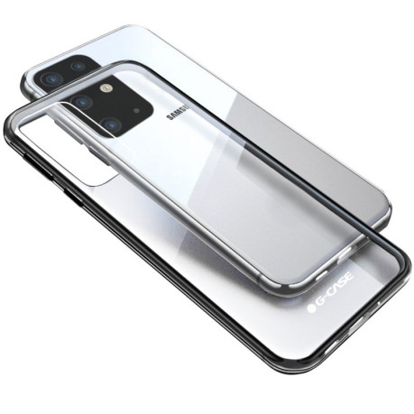 Силіконовий чохол G-Case Shiny Series для Samsung Galaxy S20 -чорний