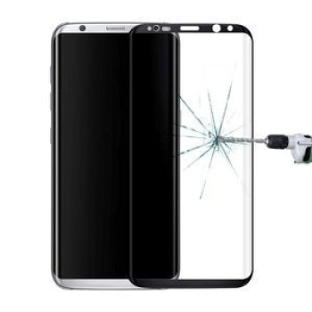 Защитное 3D Стекло на весь экран Silk-screen  0.3mm 9H для Samsung Galaxy S8 / G9500-черное