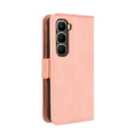 Чехол-книжка Skin Feel с мягкой фактурой Calf на Infinix Hot 60i 4G / Hot 60 5G - розовый