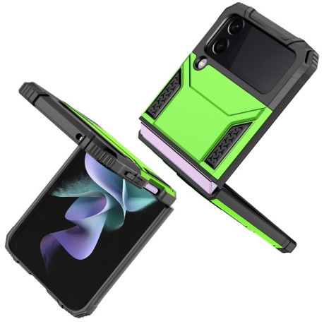 Протиударний чохол Magnetic Armor для Samsung Galaxy Flip4 5G - зелений