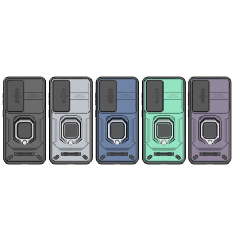 Протиударний чохол Sliding Camshield для Samsung Galaxy S25 5G - сірий