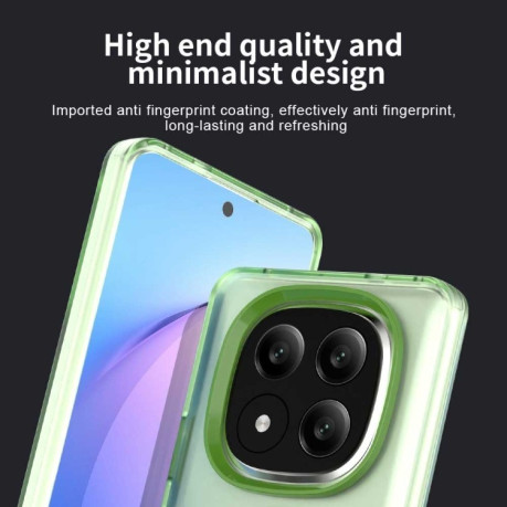 Протиударний чохол MagSafe Holder PC Hybrid для Xiaomi Redmi Note 14 Pro+ 5G - зелений
