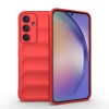 Силиконовый чехол Magic Flannel для Samsung Galaxy A35 5G - красный