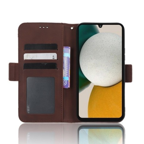 Чохол-книжка Skin Feel Calf на Samsung Galaxy A34 5G - коричневий
