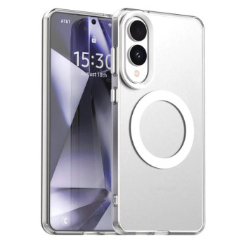 Протиударний чохол Candy Magsafe PC Hybrid TPU для Samsung Galaxy S25 Edge 5G - білий